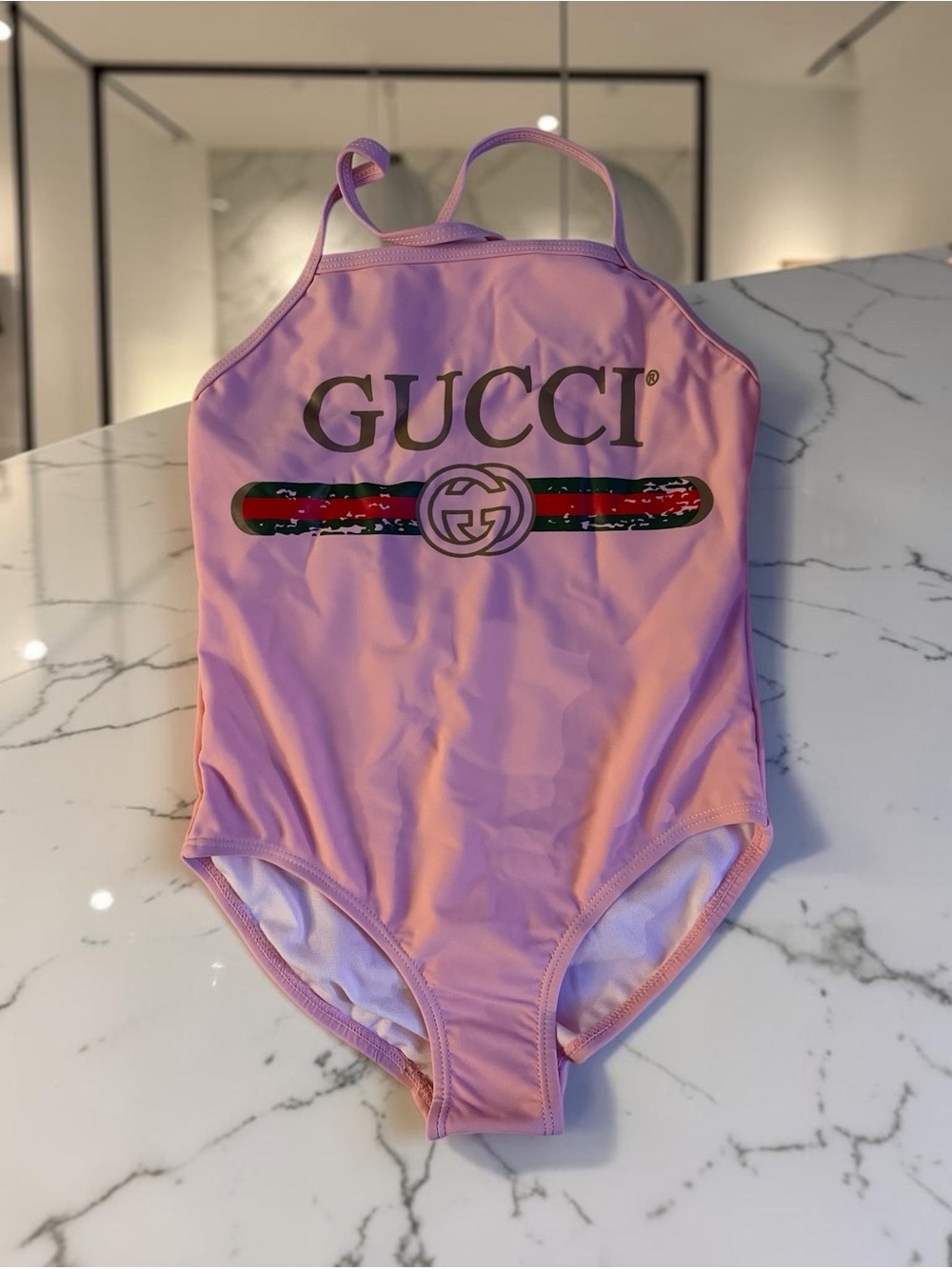 Pink Kids One-Piece Swimsuit - Pink